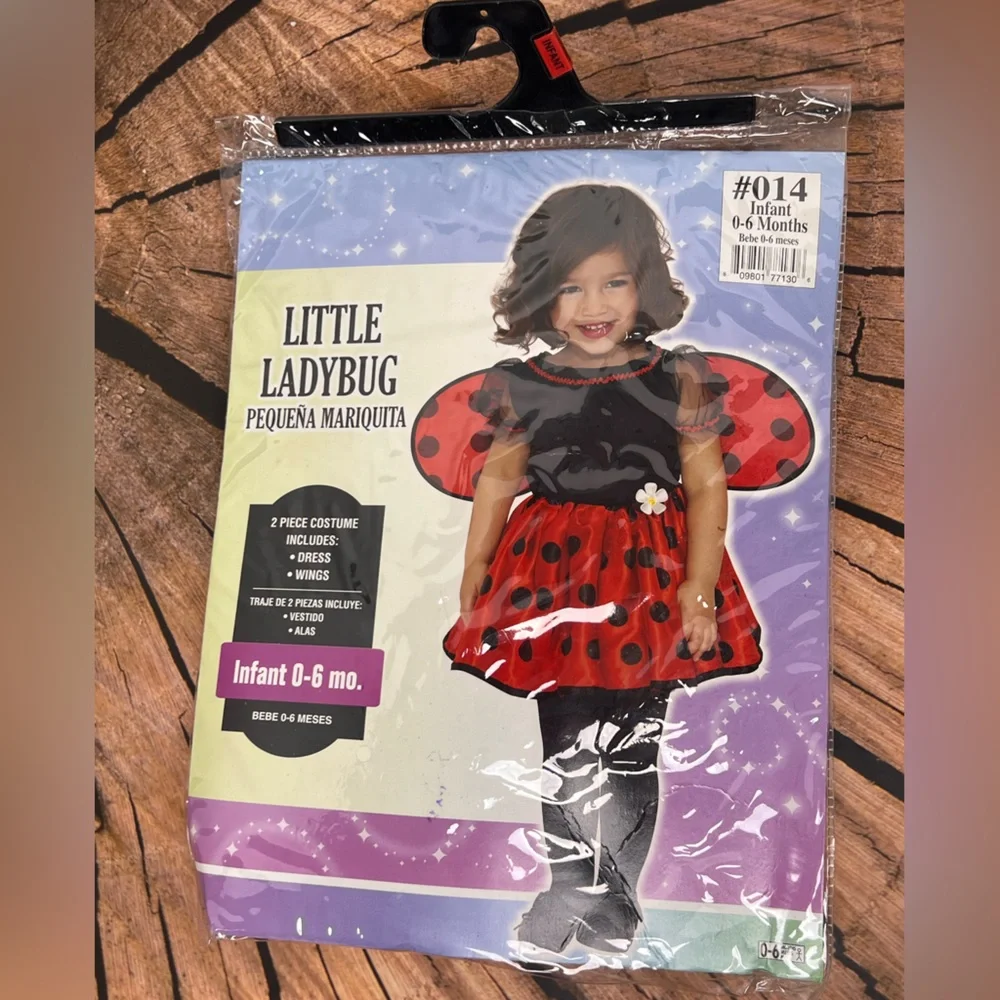 Petite Coccinelle Baby‎ Ladybug Costume Dress and Wings